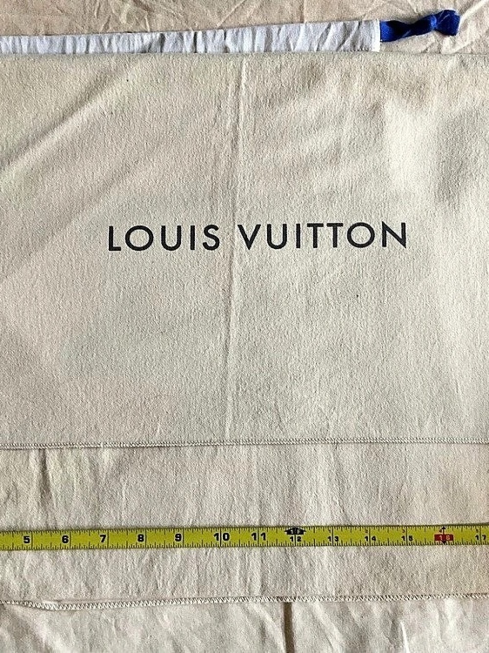 Louis Vuitton Travel Dust Bag in Cream